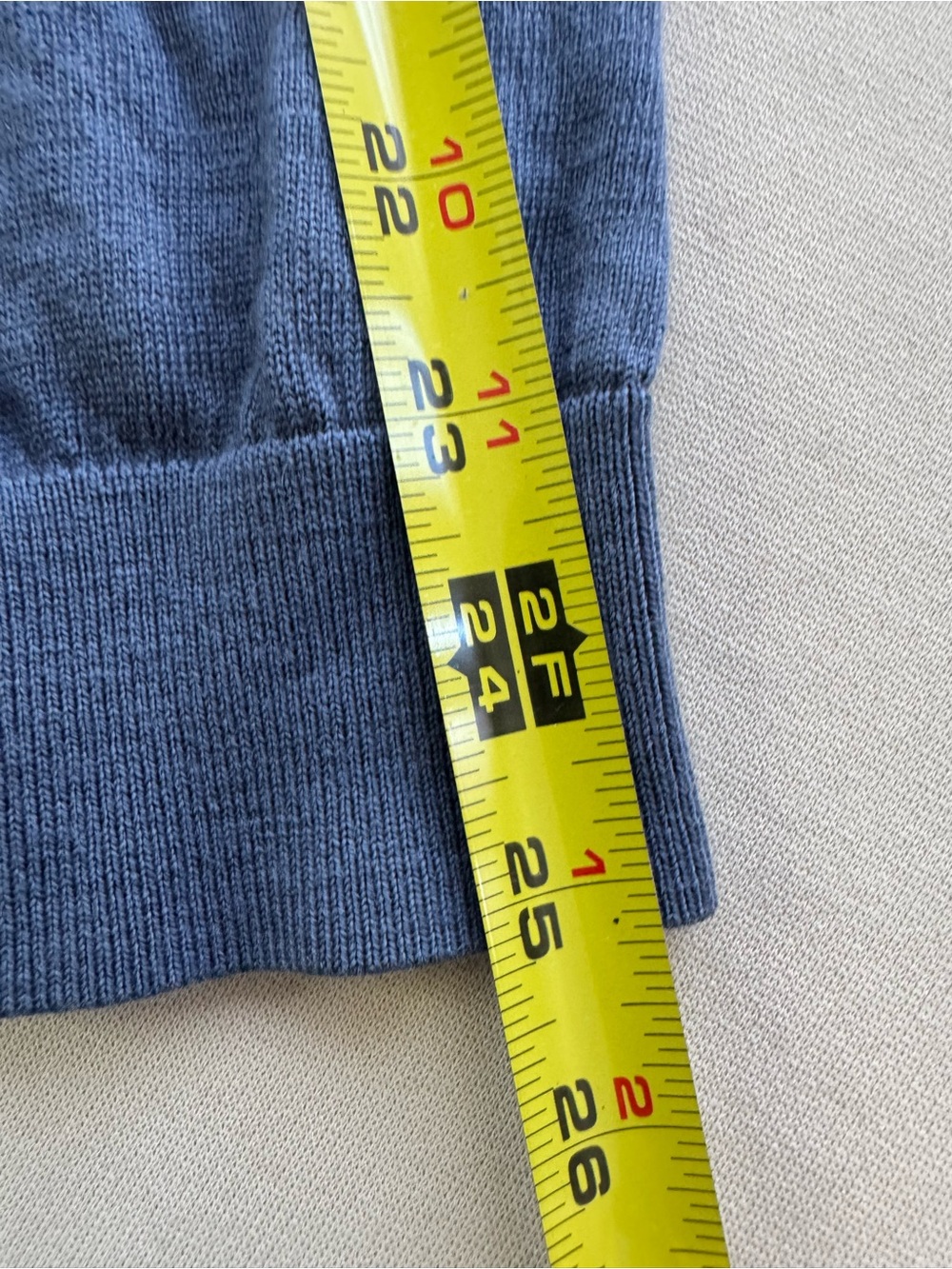 REISS 100% Extra Fine Merino Wool Hoodie Blue Lightweight Knit Sweater Size S - Picture 7 of 13